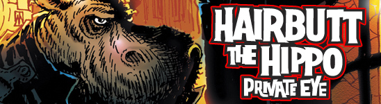 Hairbutt the Hippo banner