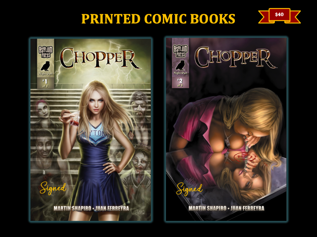 Kickstarter Rewards Signed Printed Comic Books