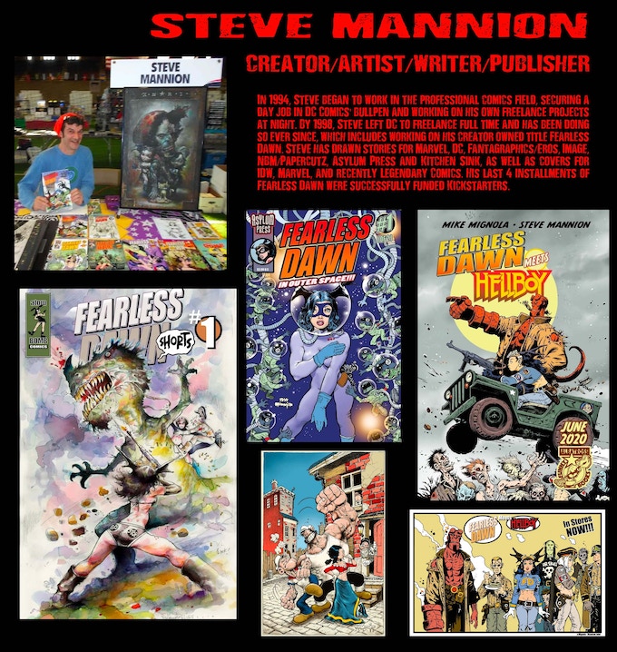 Kickstarter Banner for Steve Mannion