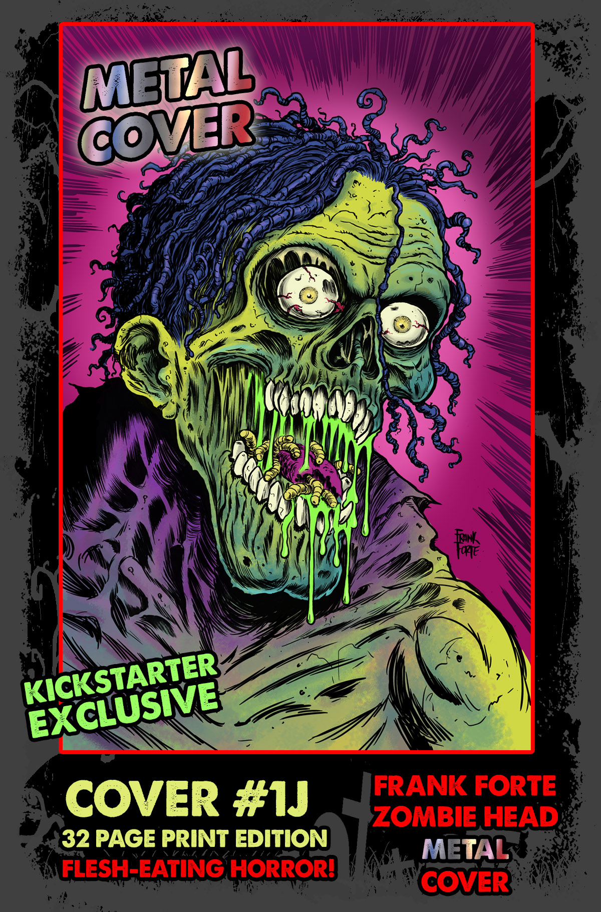 Zombie Terrors Undead Special 1 Cover 1J Zombie Metal